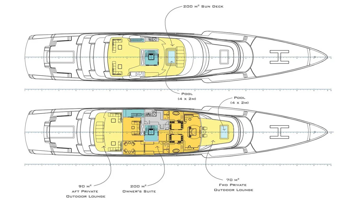 yacht 90 metri